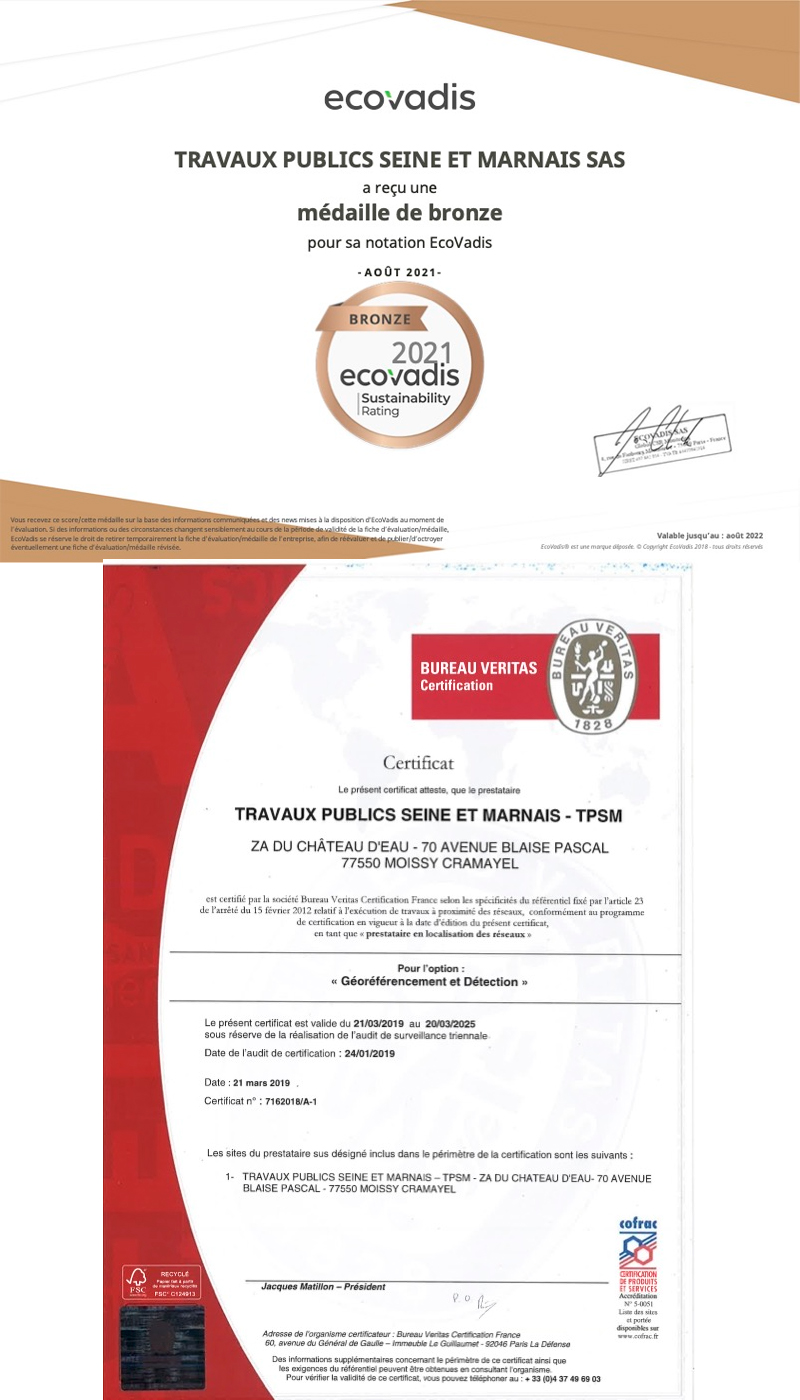 TPSM-Certification - ECOVADIS - VERITAS